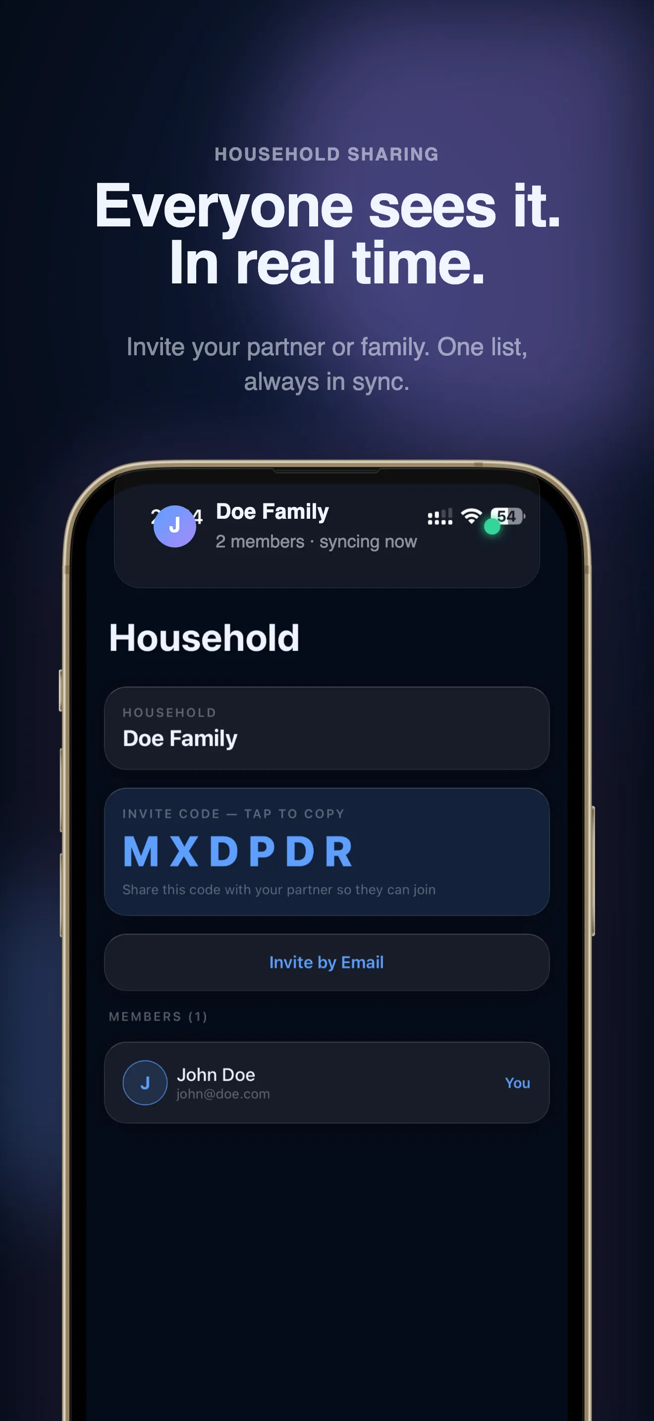 Everyone sees it. In real time.